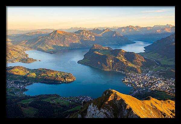 Lake Lucerne From Pilatus Summit