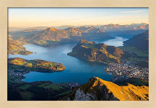 Lake Lucerne From Pilatus Summit