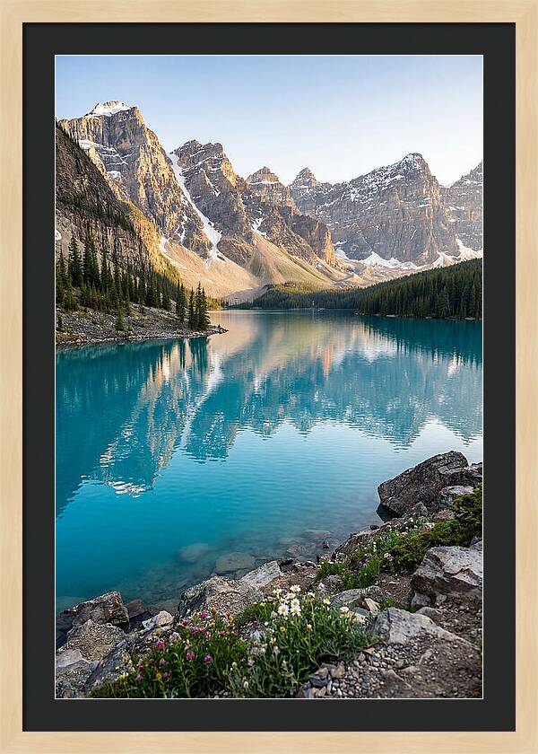 Lake Moraine Reflections