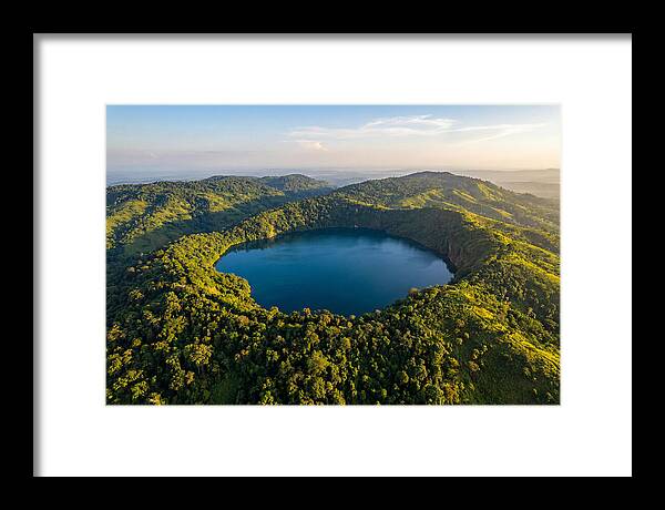 Lake Nyos Crater From Above