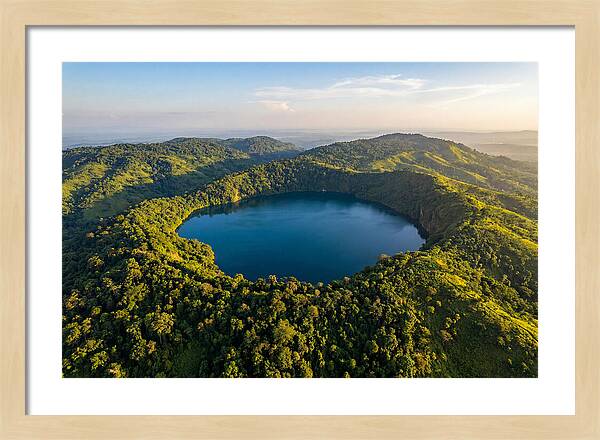 Lake Nyos Crater From Above