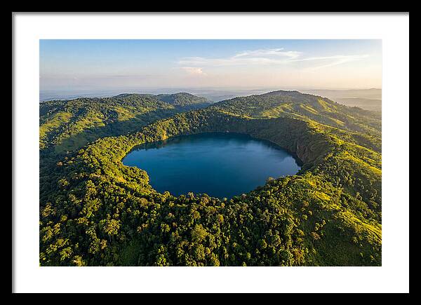 Lake Nyos Crater From Above