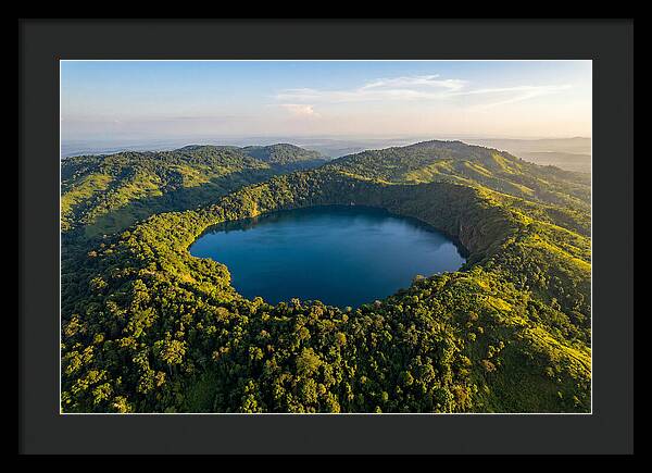 Lake Nyos Crater From Above