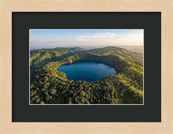 Lake Nyos Crater From Above