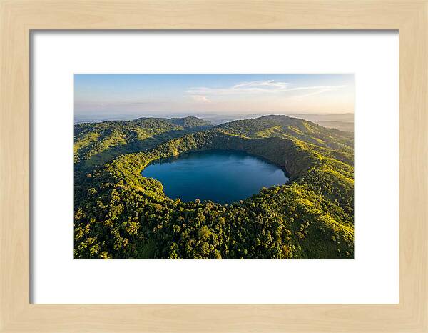 Lake Nyos Crater From Above