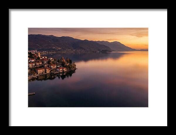 Lake Ohrid At Sunset