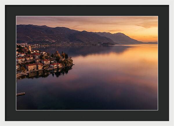 Lake Ohrid At Sunset