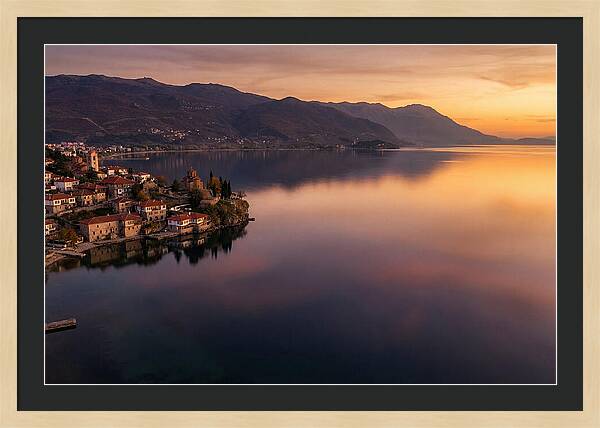 Lake Ohrid At Sunset