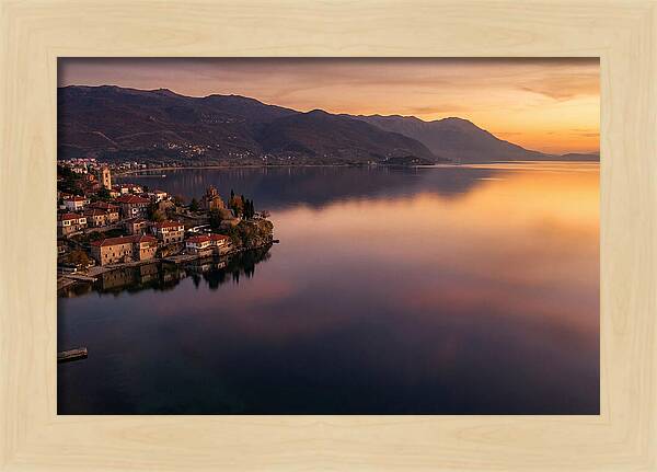 Lake Ohrid At Sunset