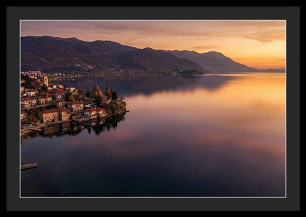 Lake Ohrid At Sunset