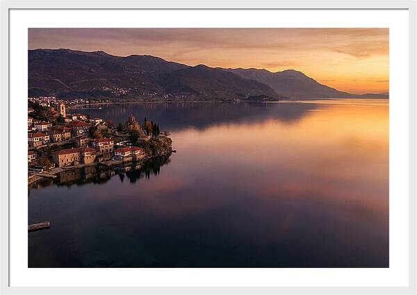 Lake Ohrid At Sunset