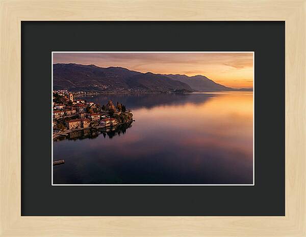 Lake Ohrid At Sunset