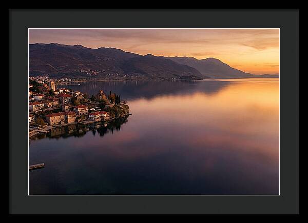 Lake Ohrid At Sunset