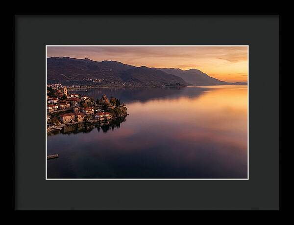 Lake Ohrid At Sunset