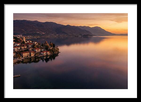 Lake Ohrid At Sunset