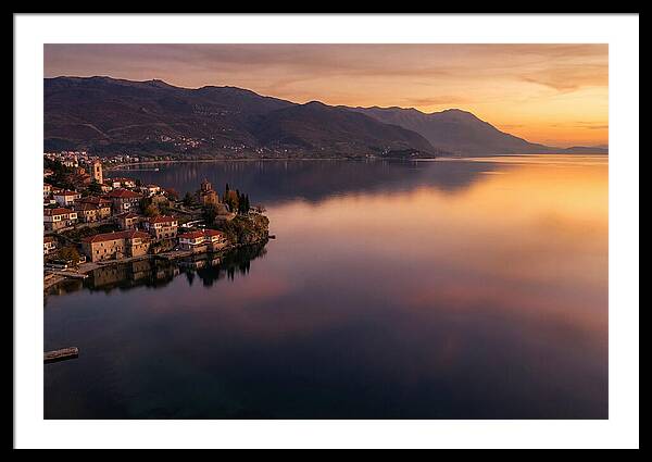 Lake Ohrid At Sunset