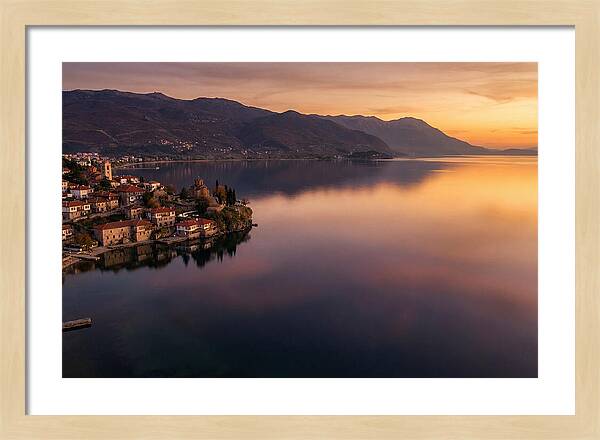 Lake Ohrid At Sunset