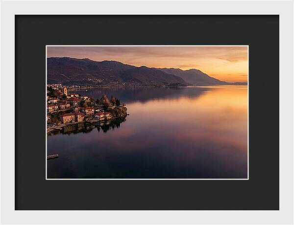 Lake Ohrid At Sunset