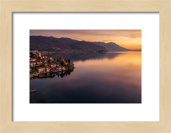 Lake Ohrid At Sunset