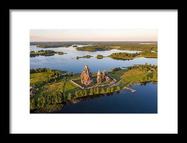Lake Onega And Kizhi Island Aerial View