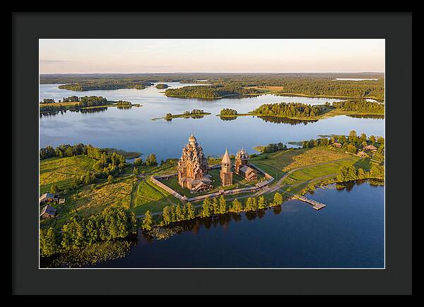 Lake Onega And Kizhi Island Aerial View