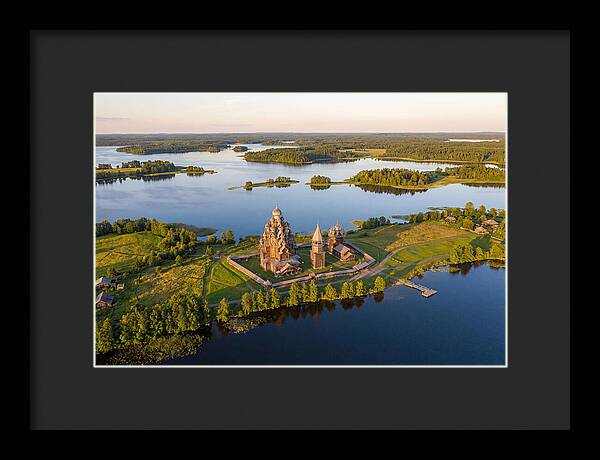 Lake Onega And Kizhi Island Aerial View