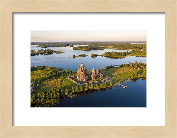 Lake Onega And Kizhi Island Aerial View