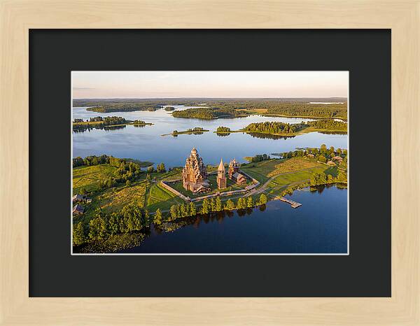 Lake Onega And Kizhi Island Aerial View
