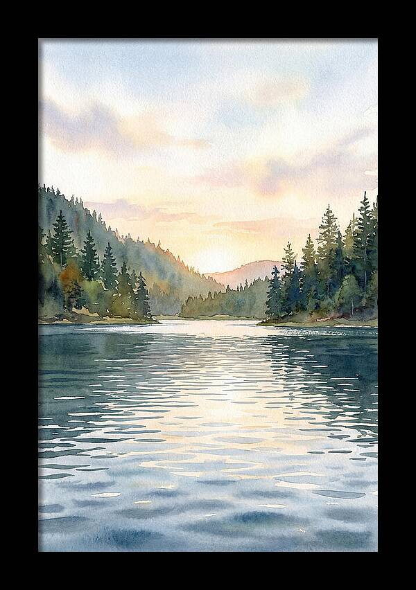 Lake Serenity At Dusk