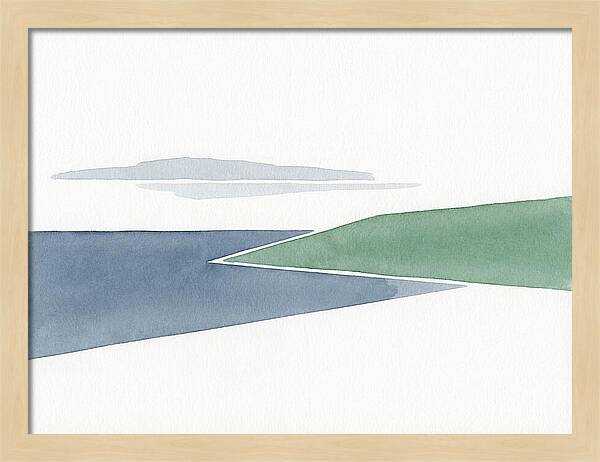 Lake Serenity In Minimalism