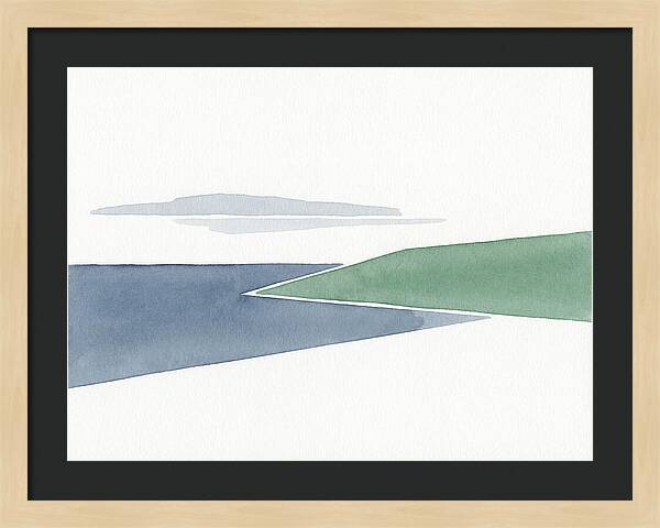 Lake Serenity In Minimalism