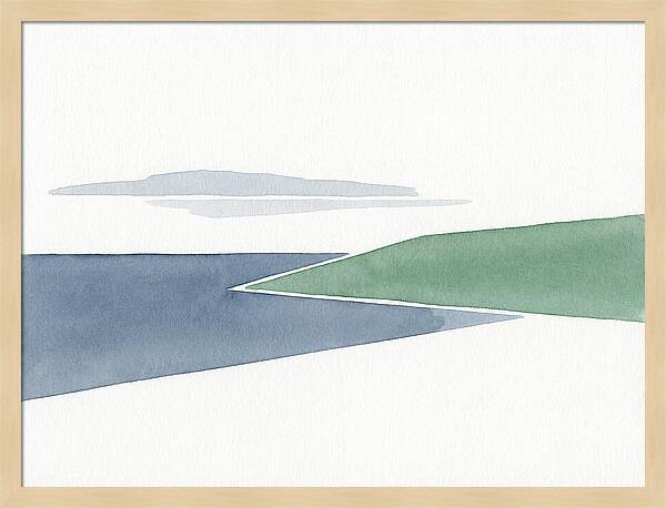Lake Serenity In Minimalism