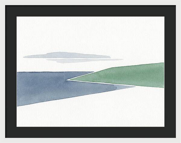 Lake Serenity In Minimalism