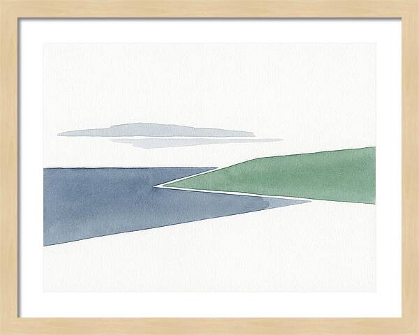 Lake Serenity In Minimalism