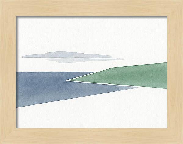 Lake Serenity In Minimalism