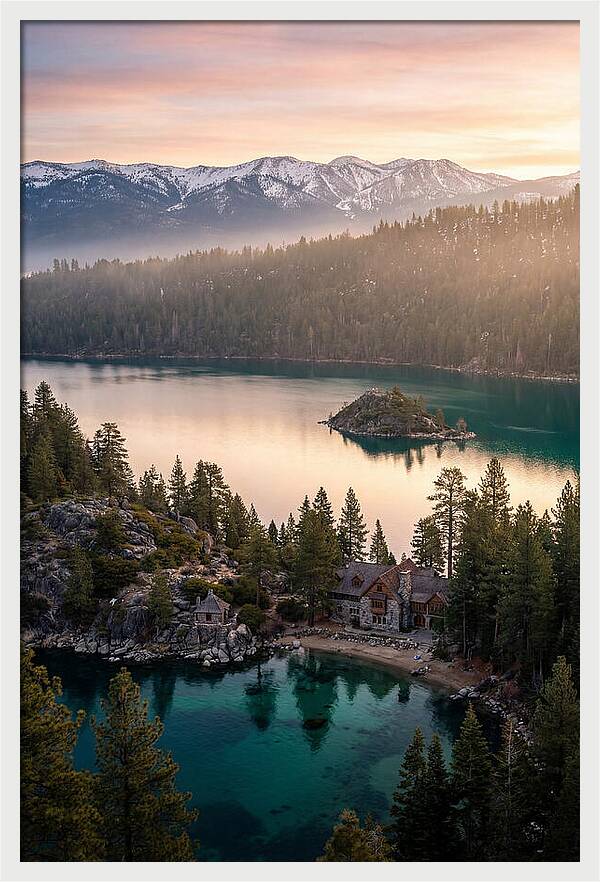 Lake Tahoe Serenity At Dawn
