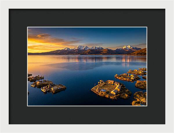 Lake Titicaca At Golden Hour