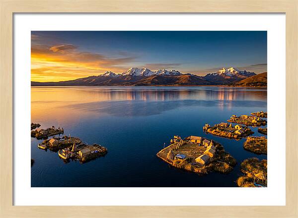 Lake Titicaca At Golden Hour