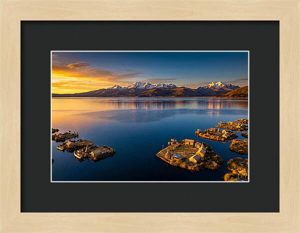 Lake Titicaca At Golden Hour
