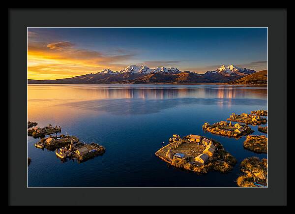 Lake Titicaca At Golden Hour