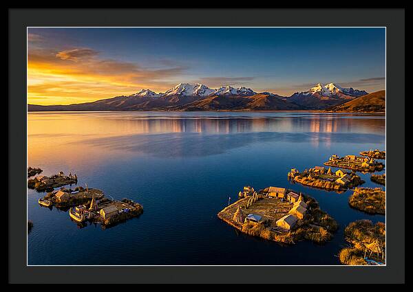 Lake Titicaca At Golden Hour