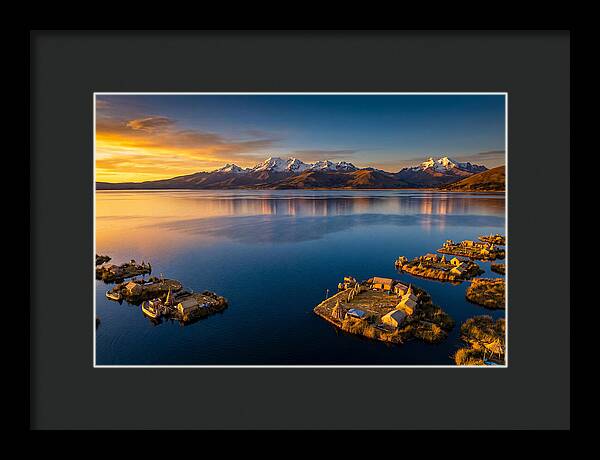 Lake Titicaca At Golden Hour