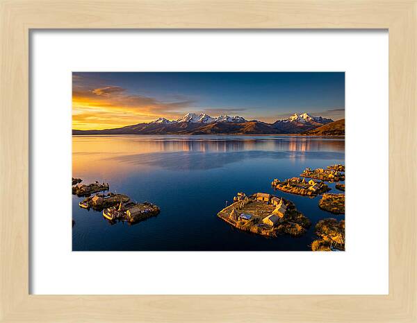 Lake Titicaca At Golden Hour