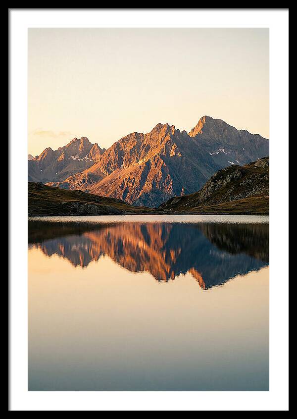 Lake Titicaca Reflections At Dusk