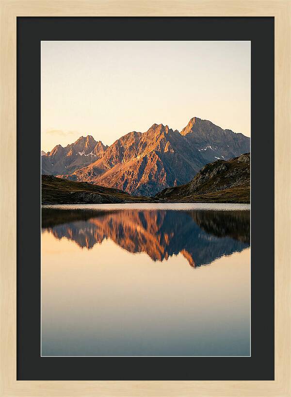 Lake Titicaca Reflections At Dusk