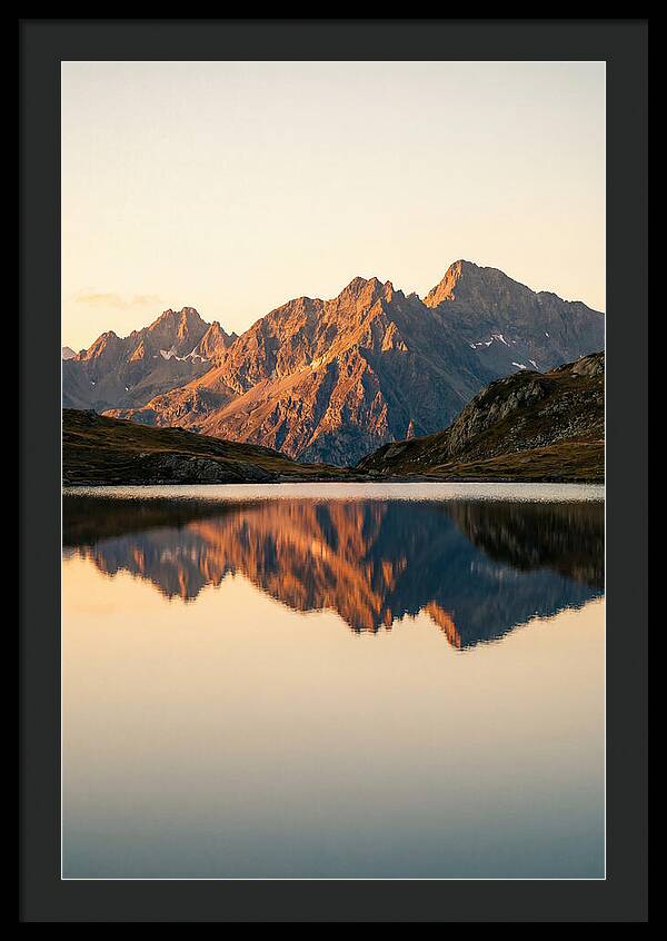 Lake Titicaca Reflections At Dusk