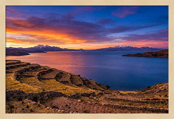 Lake Titicaca Sunset Serenity