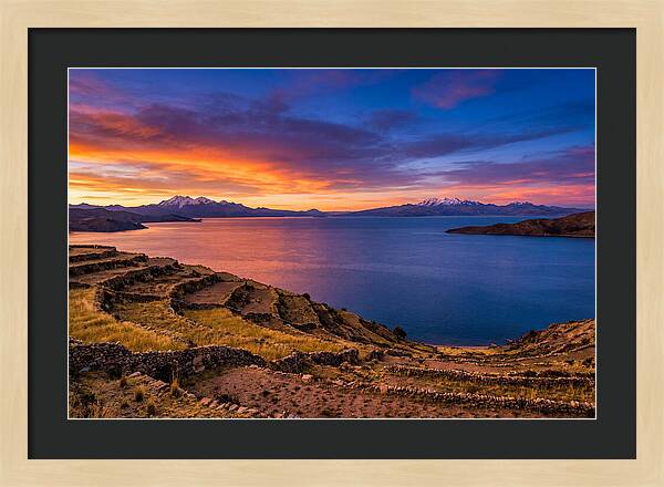Lake Titicaca Sunset Serenity