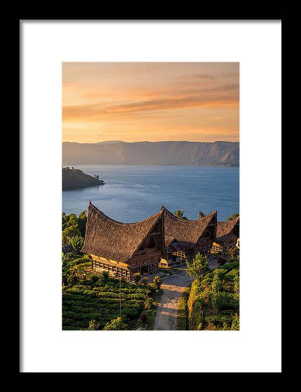 Lake Toba At Golden Hour