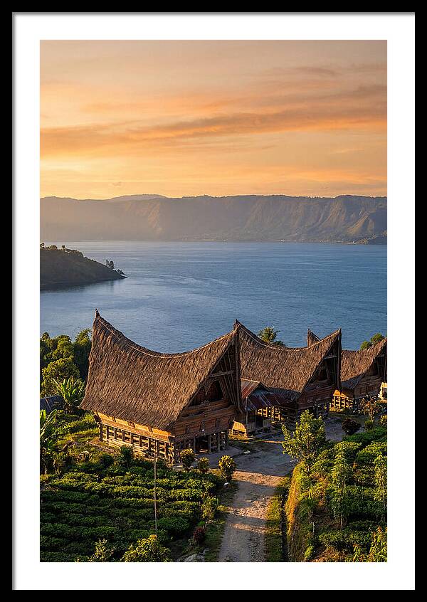 Lake Toba At Golden Hour